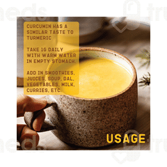 Saptamveda Organic Curcumin Powder 50gm Saptamveda Organic Curcumin Powder 50gm
