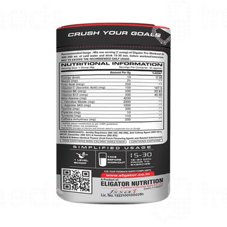 Eligator Pre Workout Fruit Punch 320Gm