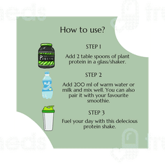 Atrimed Plant Science Plant Protein Powder 500gm