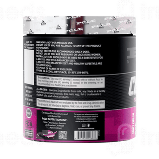 Pole Nutrition Cla+ Carnitine Fruit Punch 300Gm