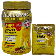 Softovac Powder 100gm With Softovac Sf 5gm Pack Of 2 Sachets Free