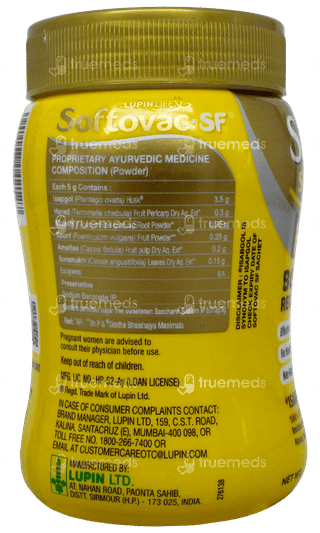 Softovac Powder 100gm With Softovac Sf 5gm Pack Of 2 Sachets Free