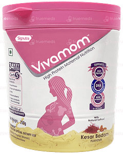 Vivamom Kesar Badam Flavour Powder 250gm Vivamom Kesar Badam Flavour Powder 250gm