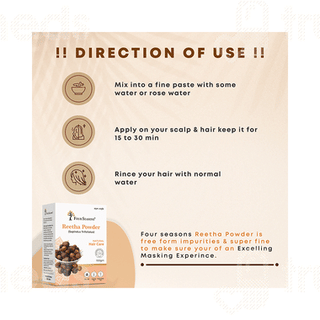 Four Seasons Reetha 100gm Pack Of 2 Powder