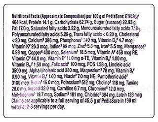 Pediasure 2+ Chocolate Flavour Powder 20Gm + 2Gm Extra