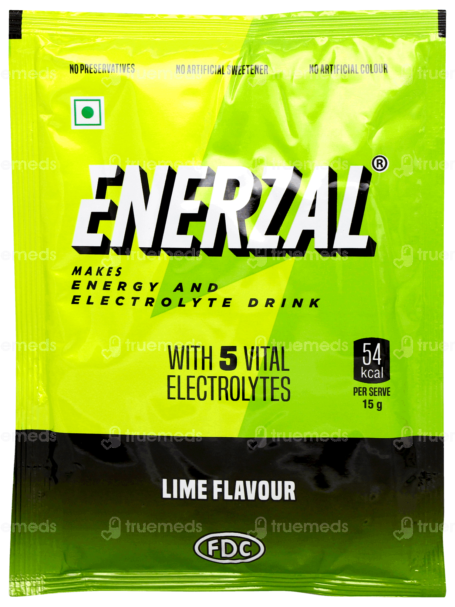 Enerzal Lime Flavour Powder 75Gm