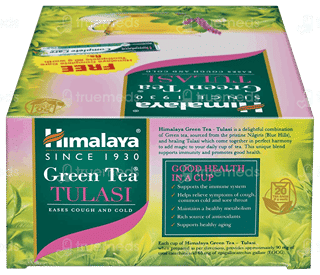 Himalaya Green Tea Tulasi 2Gm Pack Of 20 Sachets With Himalaya Complete Care Toothpaste 80Gm Free