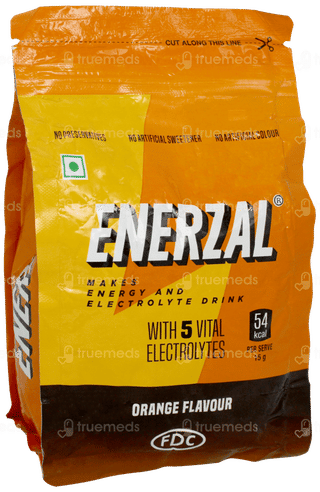 Enerzal Orange Flavour Refill Powder 500gm