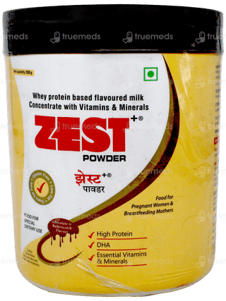 Zest + Chocolate & Butterscotch Flavour Powder 200Gm