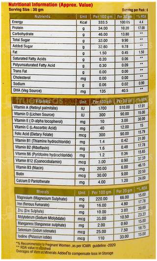 Zest + Chocolate & Butterscotch Flavour Powder 200Gm