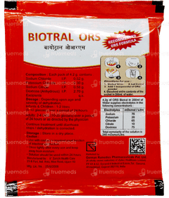 Biotral Ors Orange Flavour Powder 4.2Gm