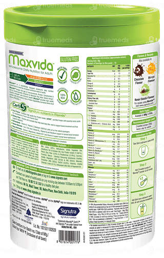 Maxvida New & Improved Vanilla Flavour Powder Jar 400gm