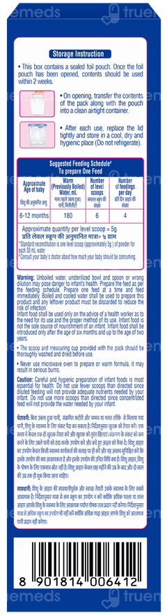 Nutramil 2 6-12 Months Follow Up Formula Refill Powder 400gm