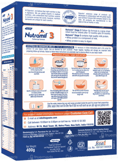 Nutramil 3 12-24 Months Follow Up Formula Refill Powder 400gm