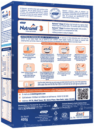 Nutramil 3 12 To 24 Months Follow Up Formula Powder 400gm