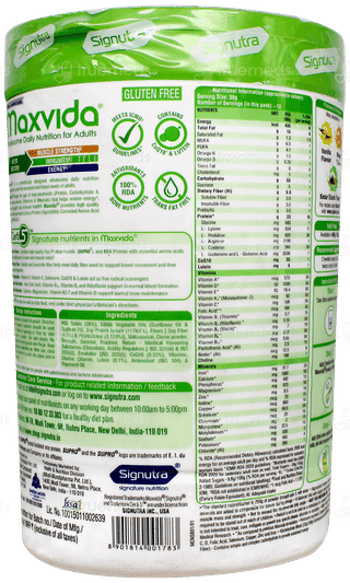 Maxvida New & Improved Chocolate Flavour Powder Jar 400gm