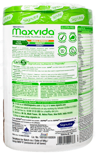 Maxvida New & Improved Chocolate Flavour Powder Jar 400gm