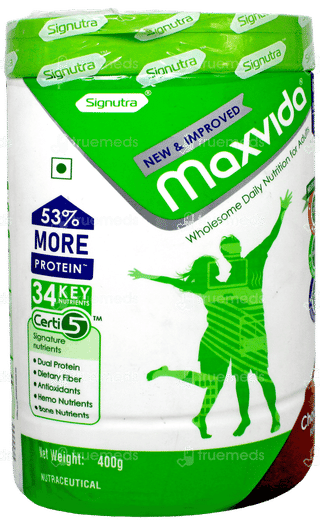 Maxvida New & Improved Chocolate Flavour Powder Jar 400gm
