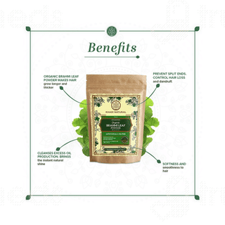 Khadi Natural Brahmi Leaf Organic Powder 100gm