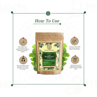 Khadi Natural Brahmi Leaf Organic Powder 100gm