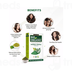 Indus Valley Bio Organic Herbal Henna Powder 100gm