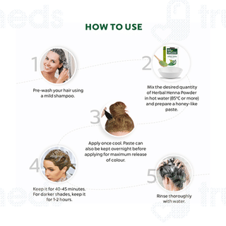 Indus Valley Bio Organic Herbal Henna Powder 100gm