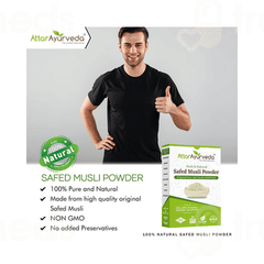 Attar Ayurveda Safed Musli Powder 100gm
