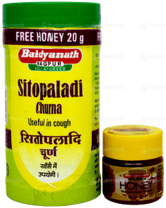 Baidyanath Nagpur Sitopaladi Churna 60Gm With Baidyanath Honey 20Gm Free