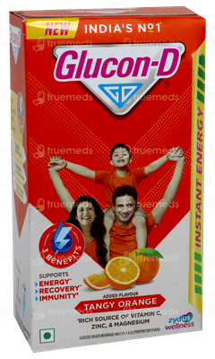 Glucon D Tangy Orange Flavour 250Gm Glucon D Tangy Orange Flavour 250Gm