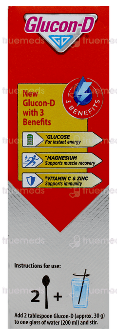 Glucon D Tangy Orange Flavour 250Gm