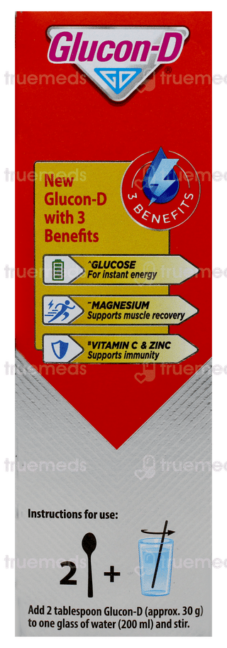 Glucon D Tangy Orange Flavour 250Gm