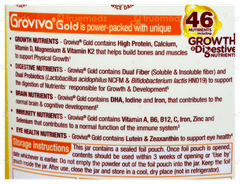 Groviva Gold For 2+ Years Vanilla Flavour Powder Jar 400Gm