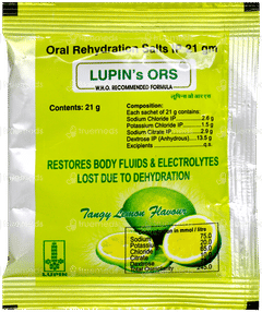 Lupin Ors Lemon Flavour Powder 21gm
