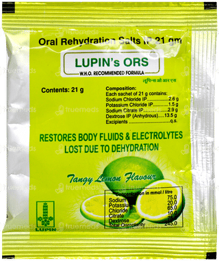 Lupin Ors Lemon Flavour Powder 21gm