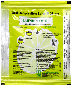 Lupin Ors Lemon Flavour Powder 21gm