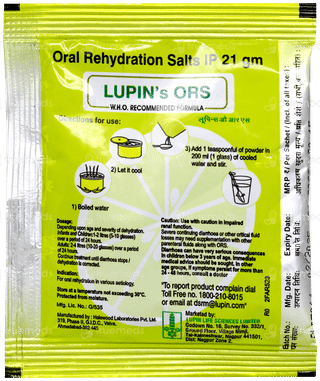 Lupin Ors Lemon Flavour Powder 21gm