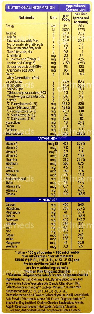 Aptamil Gold Stage 1 From Birth To 6 Months Powder Refill 400gm