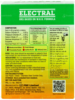 Electral Assorted Flavours 4.40gm Powder Pack Of 5 Sachets