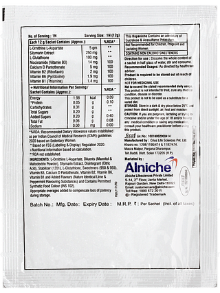 Hepaniche New Lime Flavour Sachet 12gm