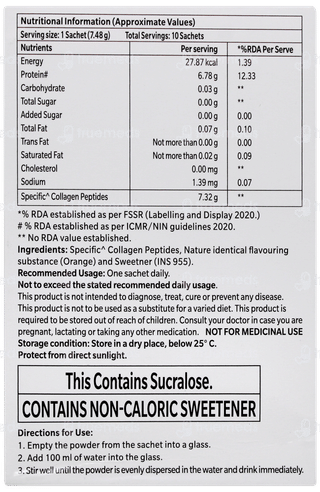 Coredense Collagen Peptides Sachet 7.48gm