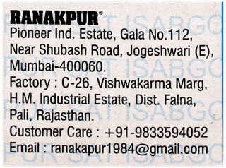 Ranakpur Sat Isabgol Psyllium Husk 50Gm