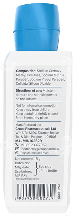 Densive Denture Adhesive Powder 15Gm