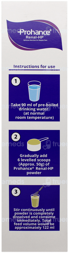 Prohance Renal Hp Vanilla Flavour Sucrose Free Refill Powder 400gm