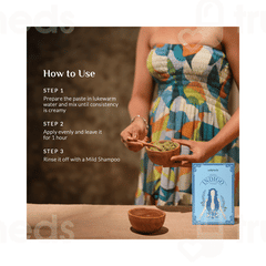 Ashpveda Organic Indigo Powder 100gm