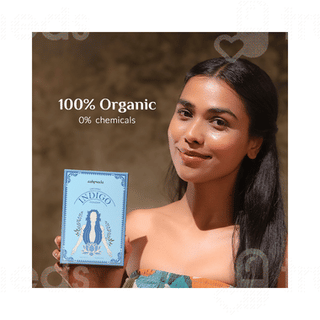 Ashpveda Organic Indigo Powder 100gm