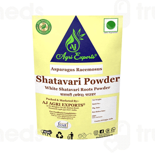 Aj Agri Exports Asparagus Racemosus White Shatavari Roots Powder 400gm