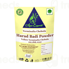 Aj Agri Exports Yellow Terminalia Chebula Harad Badi Powder 100gm