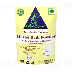 Aj Agri Exports Yellow Terminalia Chebula Harad Badi Powder 400gm