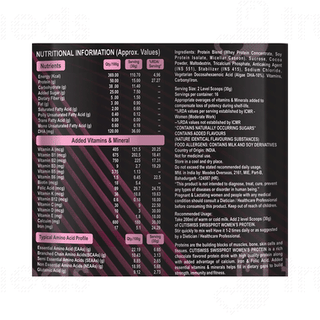 Cutiswiss+ Swissprot Womens Chocolate Protein 1000Gm