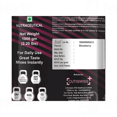 Cutiswiss+ Swissprot Womens Strawberry Protein 1000Gm